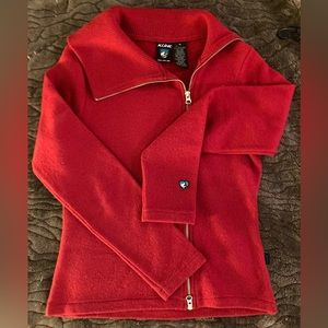 Kuhl Prague Full Zip Merino Wool Sweater Jacket. Size Medium.